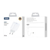 Wall Charger 20W PD USB-C + Cable USB-C - Lightning Jellico AK180 white