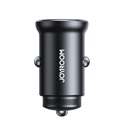 Joyroom JR-CCN06 30W 2x USB-C Mini-Autoladegerät Metall - Schwarz