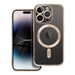 Futerał Electro Mag Cover kompatybilny z MagSafe do IPHONE 14 PRO złoty