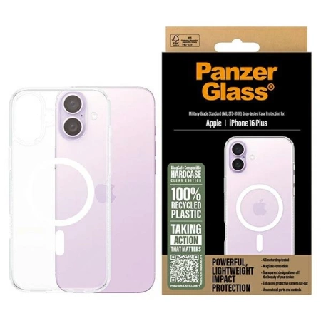 PanzerGlass HardCase iPhone 16 Plus 6,7&quot; weiß/weiß MagSafe 1293