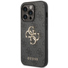 Etui Guess 4G Big Metal Logo na iPhone 15 Pro Max - szare