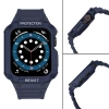 Pasek z etui ochronnym Protect Strap Band do Apple Watch 38 / 40 / 41 mm opaska obudowa pancerna - niebieski