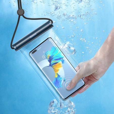 Baseus wodoodporne etui pokrowiec na telefon Slide-cover niebieski (FMYT000003)