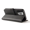 Magnet Case for Samsung A55 with flap and wallet - black