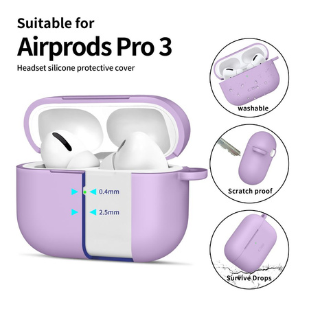 TECH-PROTECT SILICONE HOOK APPLE AIRPODS PRO 3 LAVENDER