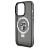 Oryginalne Etui IPHONE 13 PRO MAX Karl Lagerfeld Hardcase Ring Stand Karl&Choupettte MagSafe (KLHMP13XHMRSKCK) czarne