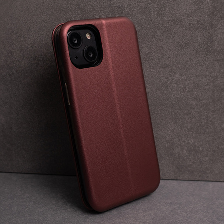 Etui Smart Diva do Motorola Moto E22 burgundowe