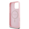 Guess GUHMP16LPGPYSP iPhone 16 Pro 6.3" różowy/pink hardcase Peony Script Logo MagSafe
