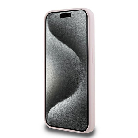 Karl Lagerfeld KLHMP15XSKCHPPLP iPhone 15 Pro Max 6.7" różowy/pink hardcase Silicone Karl & Choupette MagSafe