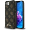 Guess Peony Script Logo MagSafe iPhone 16e Case Black