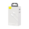 Baseus 2x kabel USB Typ C - Lightning szybkie ładowanie Power Delivery 20 W 1,5 m biały (TZCATLZJ-02)