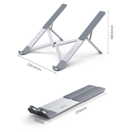 Ugreen foldable adjustable laptop stand silver (LP451)