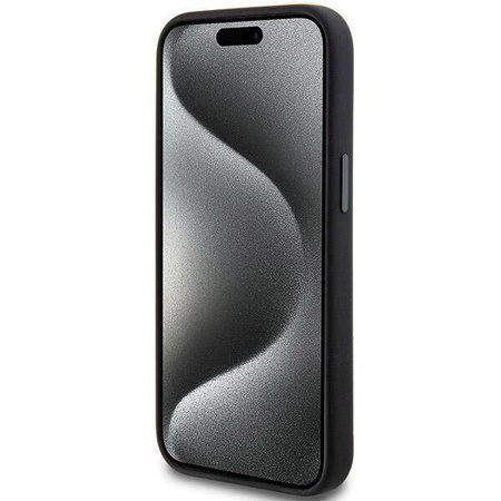 AMG AMHMP15M23SSPK iPhone 15 Plus / 14 Plus 6.7" czarny/black hardcase Silicone Large Rhombuses Pattern MagSafe