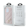 Karl Lagerfeld KLHCP14XPQDSMGP iPhone 14 Pro Max 6.7" różowy/pink hardcase Diagonal Quilted Script