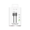Kabel Puro TPE 12W USB-A - microUSB 1m - czarny