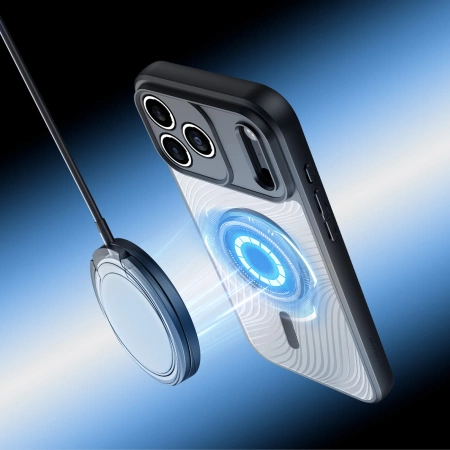 Dux Ducis AIMO Mag Case für iPhone 17 Pro Max, kompatibel mit MagSafe, Schwarz