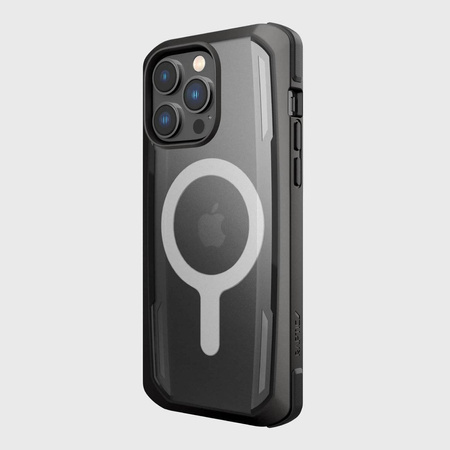 Raptic X-Doria Secure Case für iPhone 14 Pro Max mit gepanzerter MagSafe-Hülle schwarz