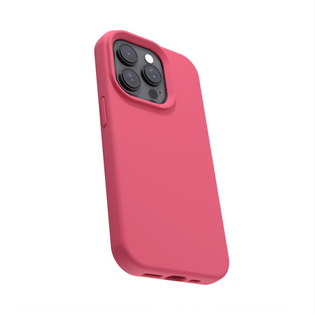 Nakładka Etteri Silicone Case do iPhone 15 Pro Max 6,7" malinowa