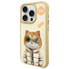 Nimmy etui iPhone 15 Pro 6.1" khaki  Cool&Cute 2.0 Cat