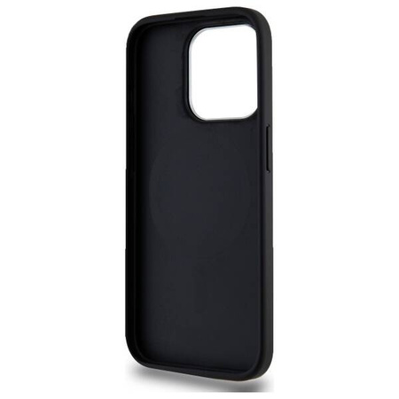 Original Handyhülle IPHONE 15 PRO MAX DKNY Hardcase Plain Logo MagSafe (DKHMP15XPSCMCLK) schwarz