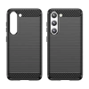 Carbon Case case for Samsung Galaxy S23+ flexible silicone carbon cover black