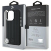 Original Handyhülle IPHONE 16 PRO Mercedes Hardcase Silicone Vertical Tonal Stripes MagSafe (MEHMP16L23SUVSK) schwarz