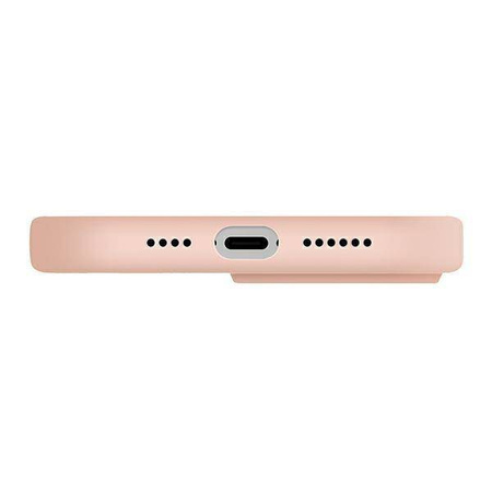 Uniq Hülle Lino Hue iPhone 14 Plus 6.7&quot; Magclick Charging pink/blush pink