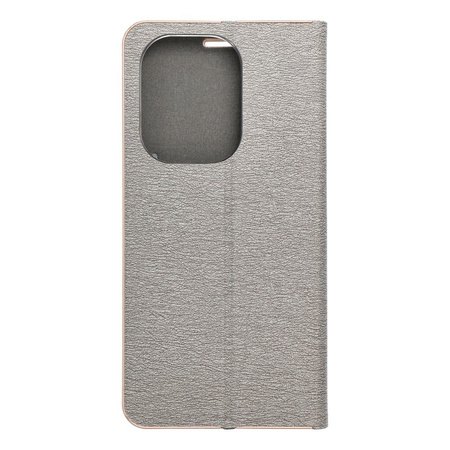 Kabura LUNA Book Gold do XIAOMI Redmi NOTE 13 PRO 4G srebrny