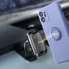 Futerał SILICONE RING do IPHONE 15 PRO fioletowy