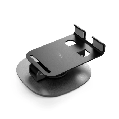 Podstawka Puro Tilt Pro aluminiowa na telefon/tablet - ciemnoszara