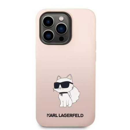 Karl Lagerfeld Silicone NFT Choupette - Etui iPhone 14 Pro Max (różowy)
