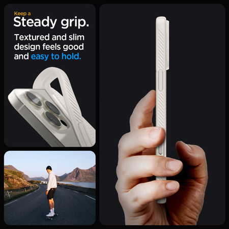 Etui Spigen Liquid Air na iPhone 16 Pro Max - tytanowy