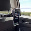 Wozinsky Verstellbarer Kopfstützenhalter für Tablet oder Telefon, Schwarz (WTHBK3)