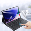 DUX DUCIS etui DK składane z podświetlaną klawiaturą bezprzewodową do SAMSUNG Tab S10 Ultra/S9 Ultra/S8 Ultra czarne