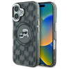 Karl Lagerfeld nakładka do iPhone 16 6,1&quot; KLHMP16SHMCKMHK czarna Hardcase IML Monogram Karl&Choupette Head MagSafe