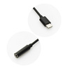 Adapter HF/audio Typ C do Jack 3,5mm czarny