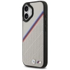 BMW M Tricolor Metal Logo MagSafe Case für iPhone 17 – Grau
