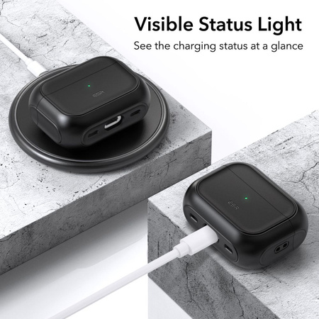 Etui na Apple AirPods Pro 1 / 2 MagSafe ESR Orbit Halolock czarny