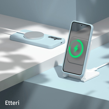 Etteri Silicone case do Samsung Galaxy S25 Edge jasnoniebieska