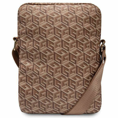 Guess Bag GUTB10HGCFSEW 10" braun/braune GCube Stripe Tablet-Tasche