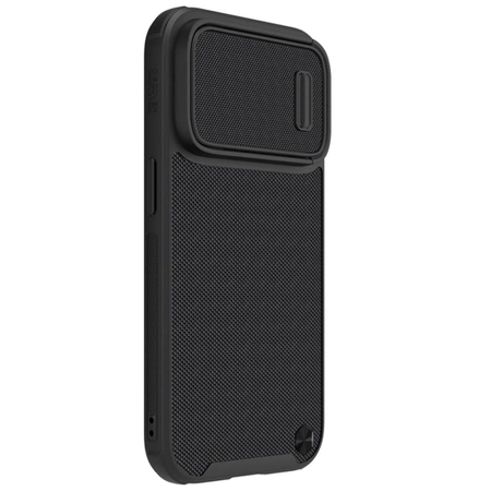 Nillkin Textured S Case für iPhone 14 Pro Max, Cover mit Kameraabdeckung, schwarz