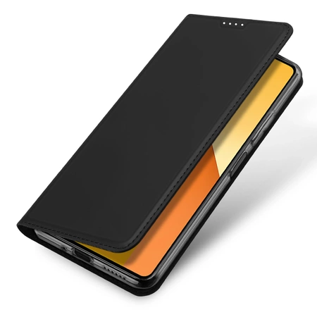 Dux Ducis Skin Pro Hülle mit Klappe und Kartenfach für Xiaomi Redmi Note 13 5G – Schwarz