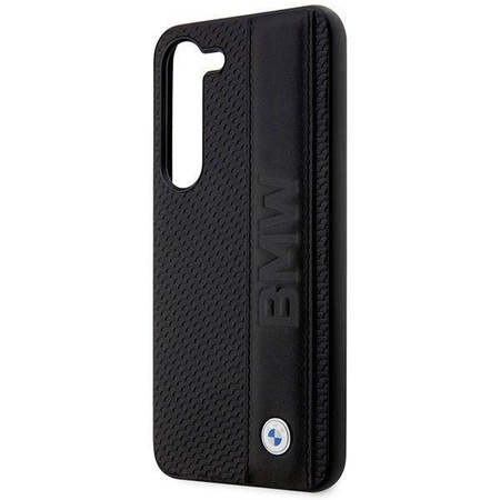 Koffer BMW BMHCS23M22RDPK S23+ S916 schwarz/schwarz Hartschalenkoffer Leder Struktur &amp; Streifen