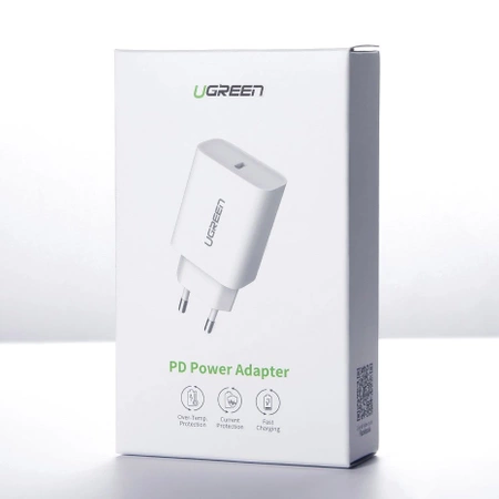 Ugreen USB charger Power Delivery 3.0 Quick Charge 4.0+ 20W 3A white (60450)