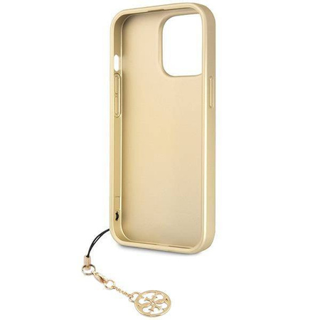 Guess GUHCP14XGF4GGR iPhone 14 Pro Max 6.7&quot; grey/grey hardcase 4G Charms Collection