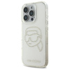 Oryginalne Etui IPHONE 16 PRO MAX Karl Lagerfeld Hardcase IML Rhinestones Karl Head (KLHCP16XHKHDCELT) transparentne