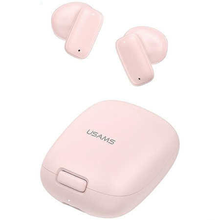 USAMS Słuchawki Bluetooth 5.3 TWS ID Series bezprzewodowe różowy/pink BHUID04 (ID25)