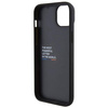 BMW BMHCP15M22PTDK iPhone 15 Plus 6,7" schwarz/schwarzer Lederstempel Tricolor
