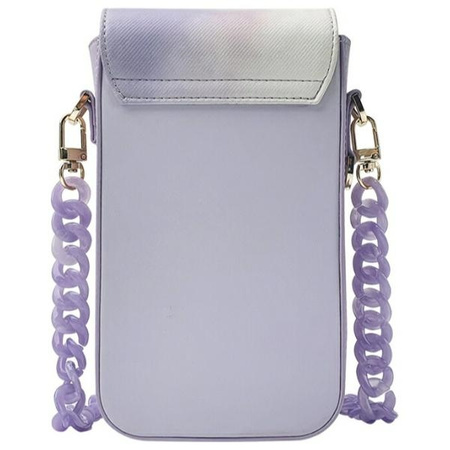 Nimmy Zestaw 3w1 torebka na telefon +     portfel + etui na lokalizator fioletowy/purple Big Eyed Pet 2.0 Rabbit