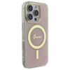 Original Case IPHONE 16 PRO MAX Guess Hardcase IML 4G MagSafe (GUHMP16XH4STP) pink